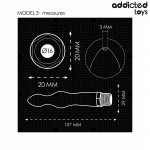 ADDICTED TOYS - PULITORE ANALE CON ADATTATORE UNIVERSALE MODELLO 3